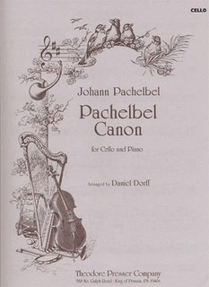 Theodore Presser Pachelbel, Johann (Dorff): Canon (cello & piano)