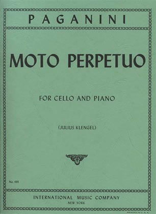 International Music Company Paganini, Niccolo (Klengel/Rose): Moto Perpetuo Op.11 (Cello & Piano)