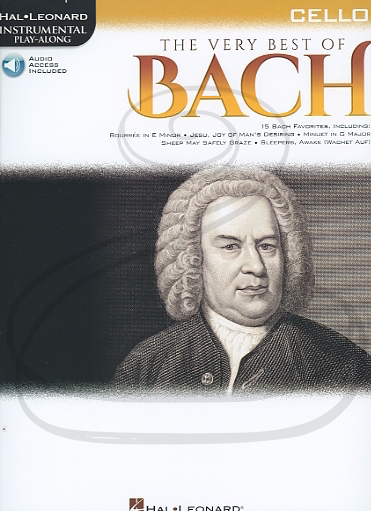 HAL LEONARD Hal Leonard Instrumental Play-Along: The Very Best of Bach (cello)(audio access) Hal Leonard