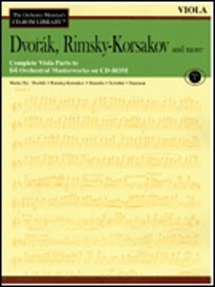 HAL LEONARD Dvorak, Rimsky-Korsakov and more-Volume 5, Orchestra Musician's Library: Vol.4 Tchaikowsky & More (viola)