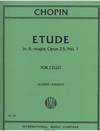 International Music Company Chopin, F (Cassado) *POD*: Etude in Ab major, Op. 25 #1 (cello solo)