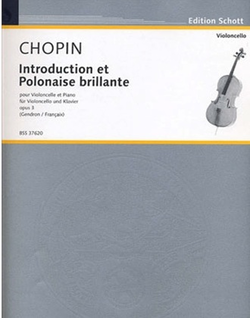 HAL LEONARD Chopin, Frederic: Introduction & Polonaise Brillante Op.3 (cello & piano)