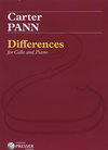 Carl Fischer Pann: (score/parts) Differences (cello & piano) Theodore Presser