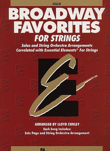 HAL LEONARD Conley, Lloyd: Broadway Favorites for Strings (cello)