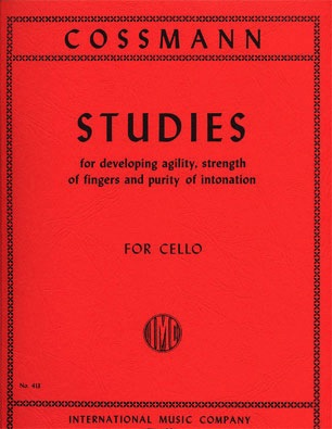 International Music Company Cossman, Bernhard: Studies for Development of Agility of Fingers (cello)
