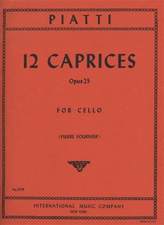 International Music Company Piatti (Fournier): 12 Caprices Op.25 (cello)