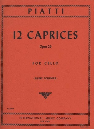 International Music Company Piatti (Fournier): 12 Caprices Op.25 (cello)