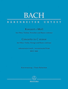 Barenreiter Bach, J.S. (Fischer): SCORE Concerto in C minor for Oboe & Violin BWV 1060, Barenreiter