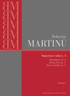 Barenreiter Martinu, Bohuslav: String Trio  miniature SCORE #1 (violin, viola, cello) Barenreiter