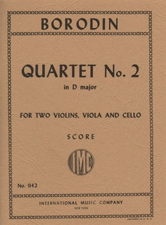 International Music Company Borodin, Alexander: Miniature Score, String Quartet No. 2 in D (INTERNATIONAL)