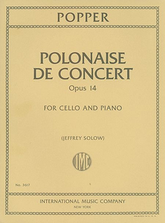 International Music Company Popper (Solow): Polonaise de Concert, Op.14 (cello & piano)