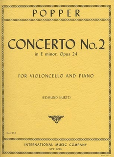 International Music Company Popper (Kurtz): Concerto No.2 in E minor, Op.24 (cello & piano)