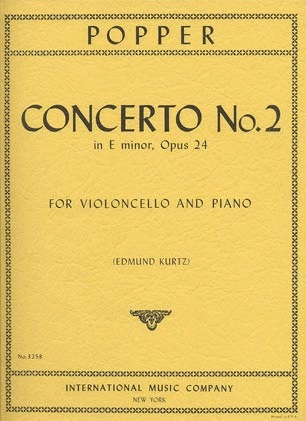 International Music Company Popper (Kurtz): Concerto No.2 in E minor, Op.24 (cello & piano)