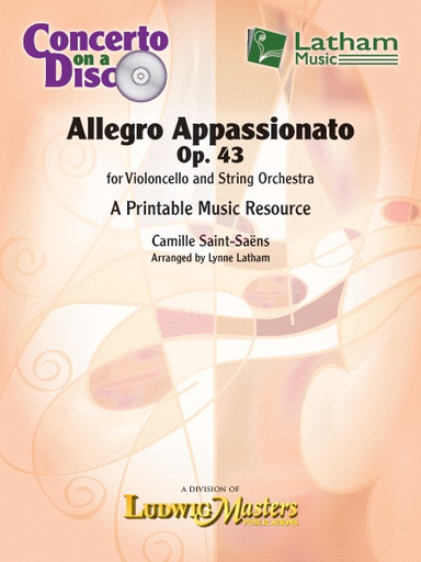 LudwigMasters Saint-Saens, C: Allegro Appassionato Printable Music Resource (cello, string orchestra) Latham
