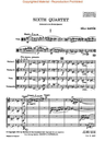 HAL LEONARD Bartok, B.: String Quartet No. 6 (STUDY SCORE)