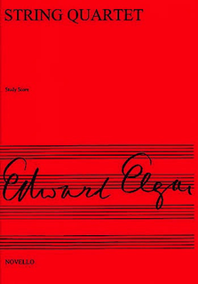 HAL LEONARD Elgar, E.: (Score) String Quartet, Op.83 (string quartet)