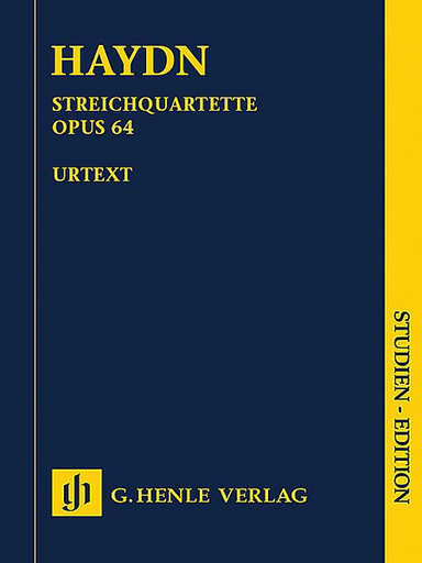 HAL LEONARD Haydn, F.J. (Feder, Saslav, Feder, ed.)" String Quartets Vol. 8, Op. 64, "Second Tost Quartets", Henle urtext (study score)