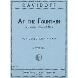 International Music Company Davidov, Carl (Rose): At the Fountain Op.20 #2 (cello & piano)