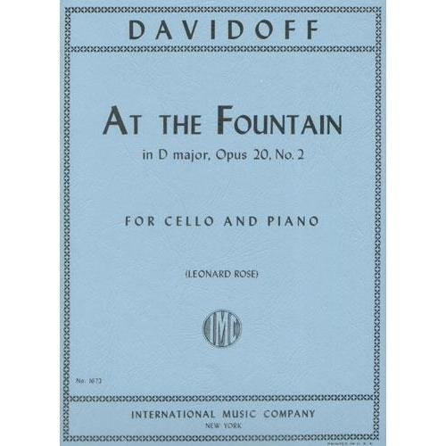 International Music Company Davidov, Carl (Rose): At the Fountain Op.20 #2 (cello & piano)