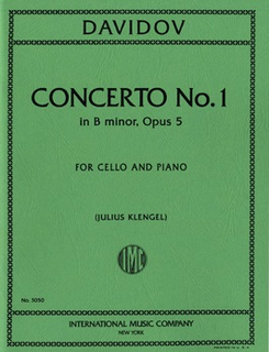 International Music Company Davidov, Carl (Loeb): Concerto No.1 Op.5 in B minor (cello & piano)
