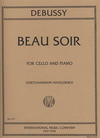 International Music Company Debussy, Claude (Piatigorsky): Beau Soir (cello & piano)