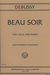 International Music Company Debussy, Claude (Piatigorsky): Beau Soir (cello & piano)