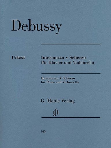 HAL LEONARD Debussy, C. (Heinemann, ed.): Intermezzo and Scherzo (cello & piano)