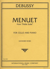 International Music Company Debussy (Rose): Menuet from ''Petite Suite'' (cello & piano)