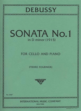 International Music Company Debussy (Fournier): Sonata No.1 in D minor (cello & piano)