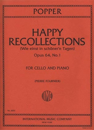 International Music Company Popper (Fournier): Happy Recollections No1, Op.64 (cello & piano)