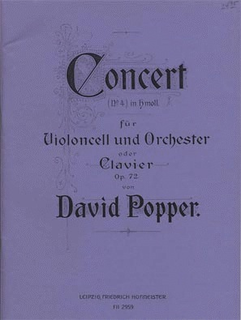 Popper, David: Concerto Op.72 No.4 in b minor (cello & piano)