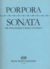 HAL LEONARD Porpora, Nicola: Sonata for Cello & Basso Continuo (cello & piano)