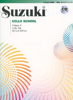 Suzuki: Cello School Vol. 8, revised (cello & CD)
