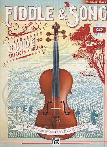 Alfred Music Wiegman/Bratt/Phillips: Fiddle & Song, Bk.1 (cello/bass)(CD) Alfred