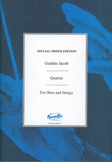 HAL LEONARD Jacob, G.: (Score) Quartet, for Oboe and Strings (mixed ensemble)