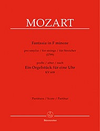 Barenreiter Mozart, W.A. (Hogwood): (Score) Fantasia in F minor for strings (1799) - after KV608 (string orchestra)