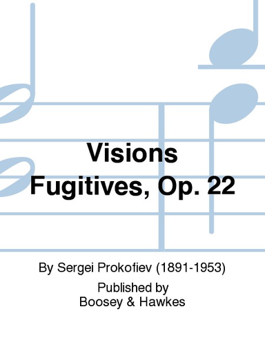 HAL LEONARD Prokofiev, S. (Samsonov): Visions Fugitives String Quartet, Op. 22 (SCORE)