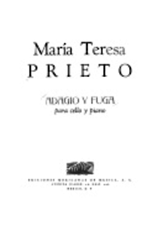 Peer Music Prieto: Adagio y Fuga (cello & piano)