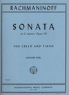 International Music Company Rachmaninoff (Rose): Sonata in G minor, Op.19 (cello & piano)