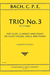International Music Company Bach, CPE: Trio No. 3 in G major (violin (flute), viola, piano)