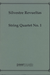 HAL LEONARD Revueltas, S.: (Score) String Quartet No.1 (string quartet)