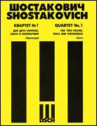 HAL LEONARD Shostakovich, D.: (Score) String Quartet No.1, Op.49 (string quartet)