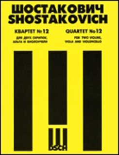 HAL LEONARD Shostakovich, D.: (Score) String Quartet No.12, Op.133 (string quartet)
