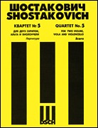 HAL LEONARD Shostakovich, D.: (Score) String Quartet No.5, Op.92 (string quartet)