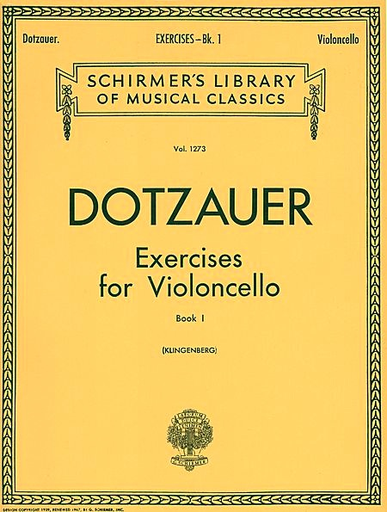 HAL LEONARD Dotzauer, F. (Klingenberg): Excercies Book 1 (cello)