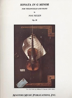 Masters Music Publications Reger, Max: Sonata Op.28 (Cello & piano)