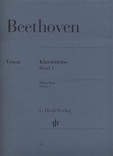 HAL LEONARD Beethoven, L.van (Raphael, ed.): Piano Trios, Vol.1, urtext (violin, cello, and piano)