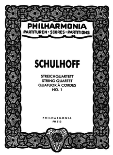 Carl Fischer Schulhoff, E.: String Quartet No. 1 (2 violins, viola, and cello)