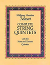 Dover Publications Mozart, W.A.: (Dover Score) Complete String Quintets with the Horn & Clarinet Quintets (mixed ensemble)