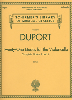 HAL LEONARD Duport: Twenty-One Etudes, Complete Books 1 and 2 (cello)